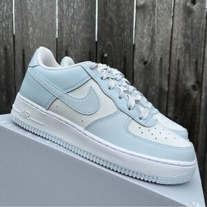 Nike Air Force 1 light blue size 6y